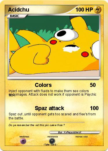Pokemon Acidchu