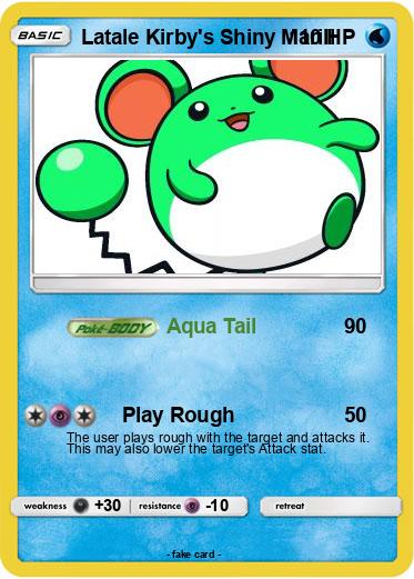 Pokemon Latale Kirby's Shiny Marill