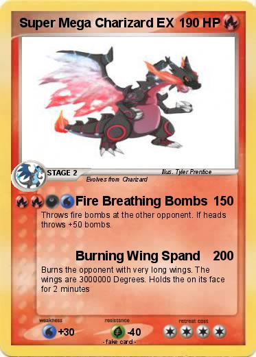Pokemon Super Mega Charizard EX
