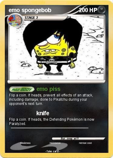 Pokemon emo spongebob