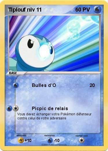 Pokemon Tiplouf niv 11