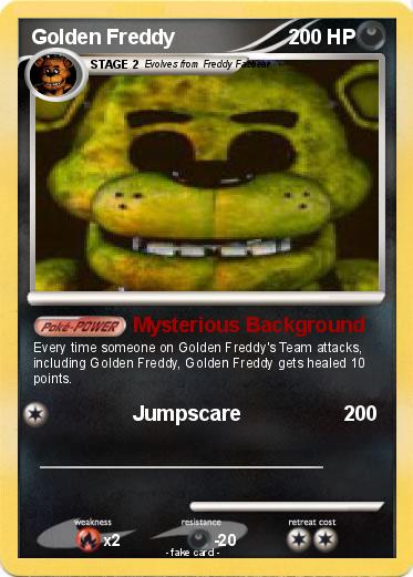 Pokemon Golden Freddy