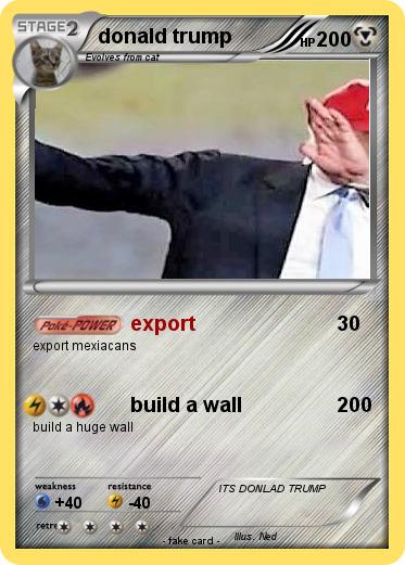 Pokemon donald trump