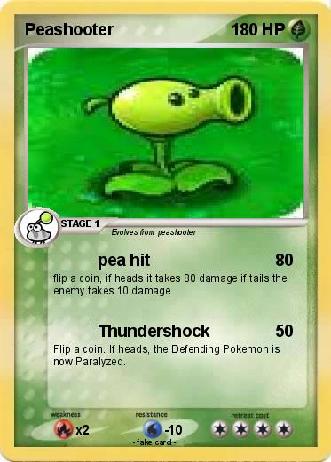Pokemon Peashooter