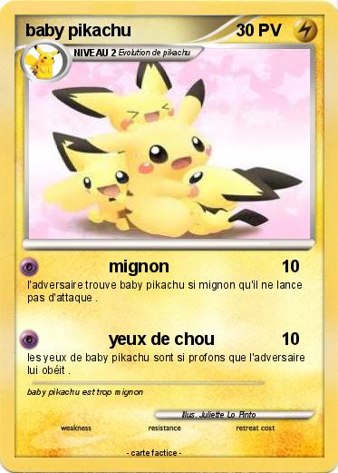 Pokemon baby pikachu