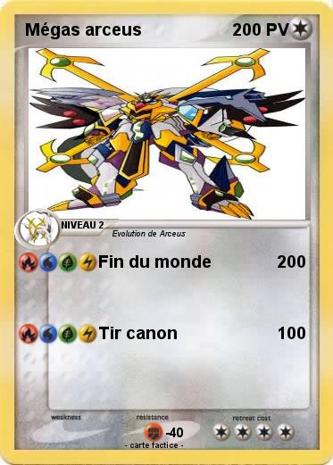 Pokemon Mégas arceus