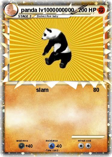 Pokemon panda lv1000000000
