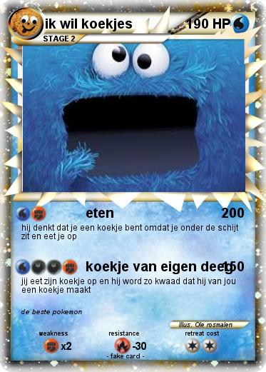 Pokemon ik wil koekjes