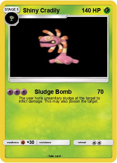 Pokemon Shiny Cradily