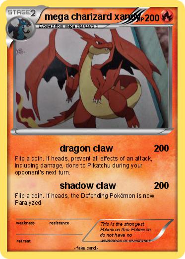 Pokemon mega charizard xandy