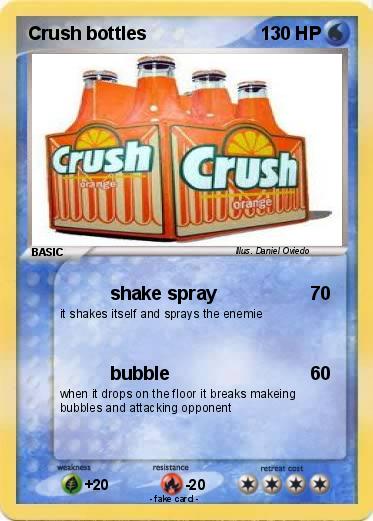 Pokemon Crush bottles