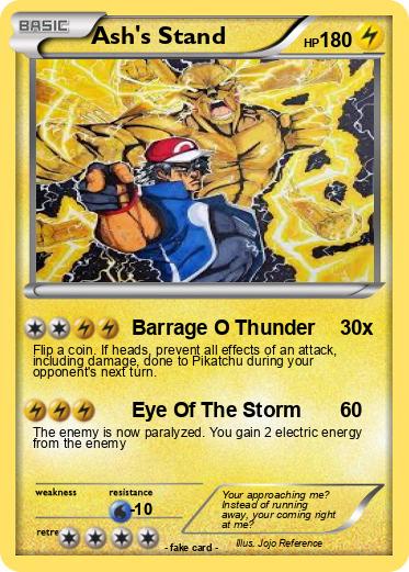 Pokemon Ash's Stand