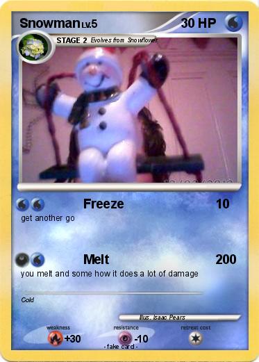 Pokemon Snowman