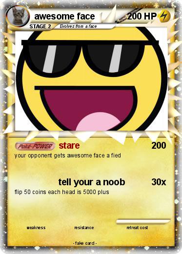 Pokemon awesome face