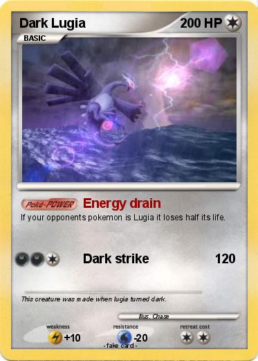 Pokemon Dark Lugia