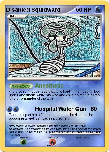 Pokemon Disabled Squidward