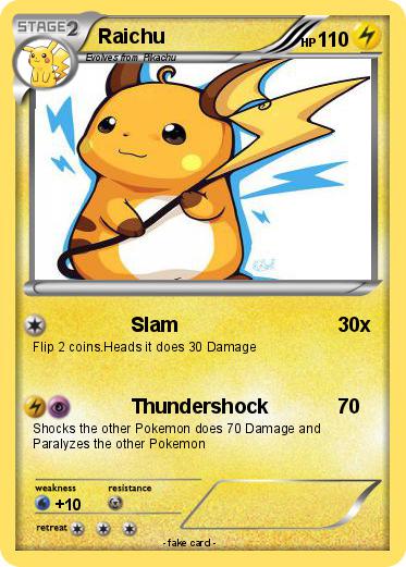 Pokemon Raichu