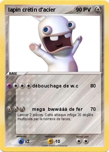 Pokemon lapin crétin d'acier