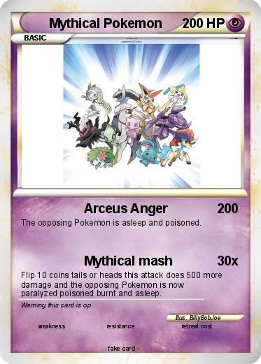 Pokemon Mythical Pokemon