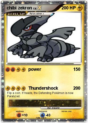 Pokemon chibi zekron