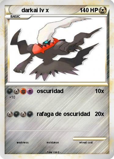 Pokemon darkai lv x