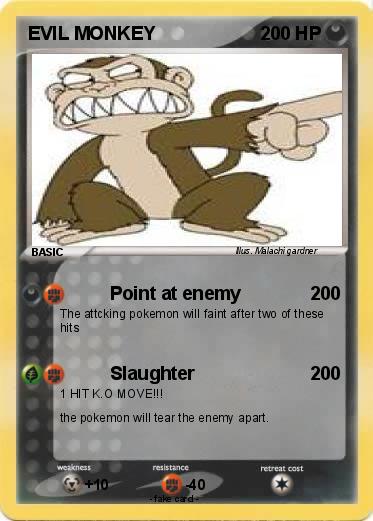 Pokemon EVIL MONKEY