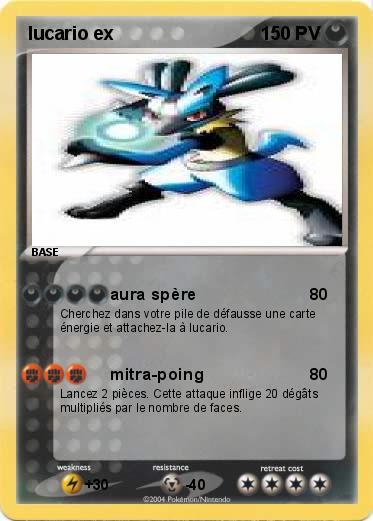 Pokemon lucario ex