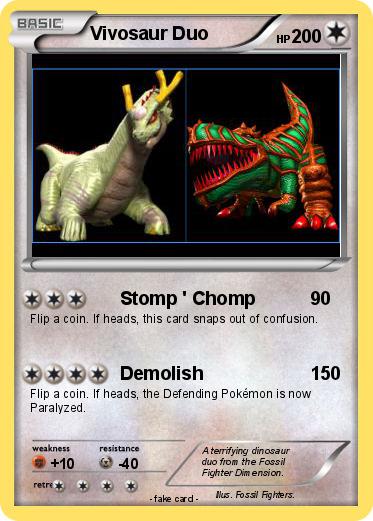 Pokemon Vivosaur Duo