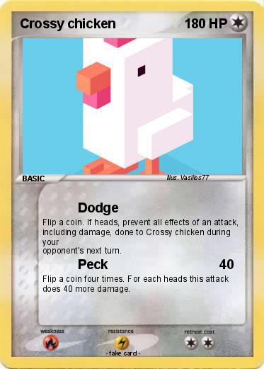 Pokemon Crossy chicken