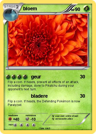 Pokemon bloem