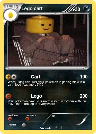 Pokemon Lego cart