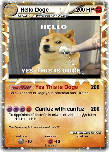 Pokemon Hello Doge