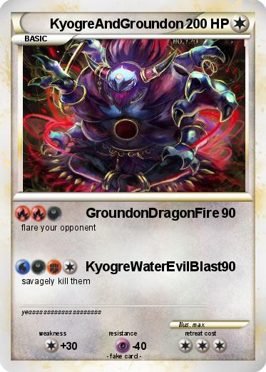 Pokemon KyogreAndGroundon