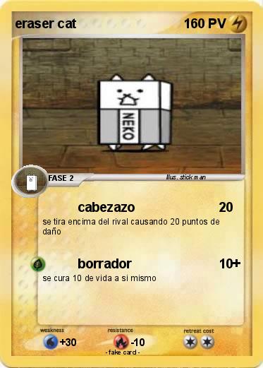Pokemon eraser cat