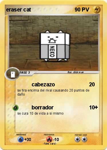 Pokemon eraser cat