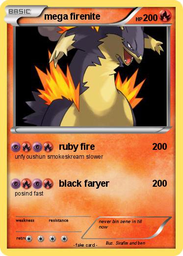 Pokemon mega firenite