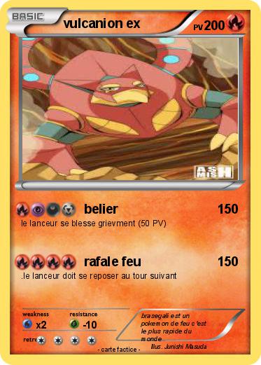 Pokemon vulcanion ex