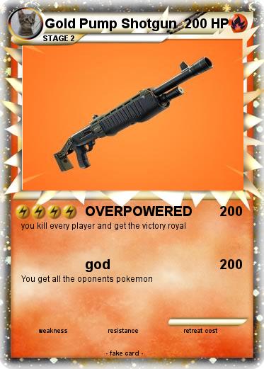 Pokemon Gold Pump Shotgun