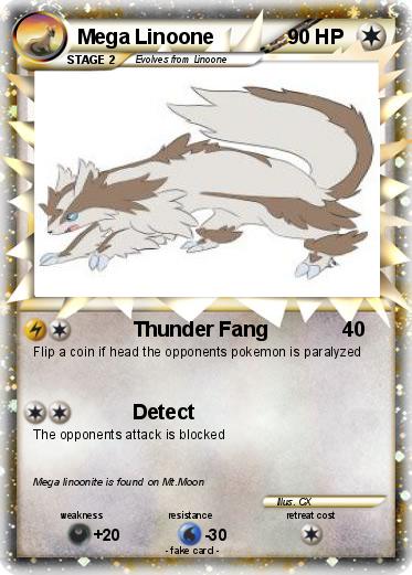 Pokemon Mega Linoone