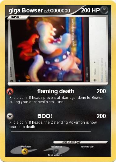 Pokemon giga Bowser