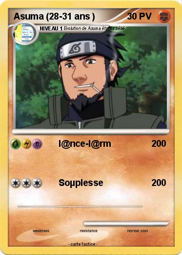 Pokemon Asuma (28-31 ans )