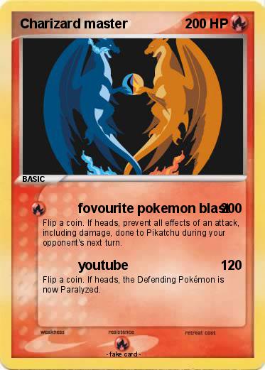 Pokemon Charizard master