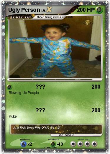 Pokemon Ugly Person