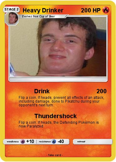 Pokemon Heavy Drinker