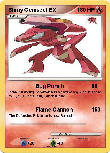 Pokemon Shiny Genisect EX