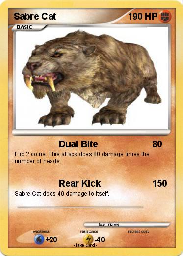 Pokemon Sabre Cat