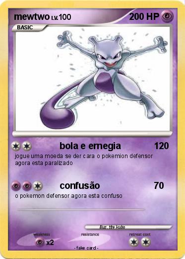 Pokemon mewtwo