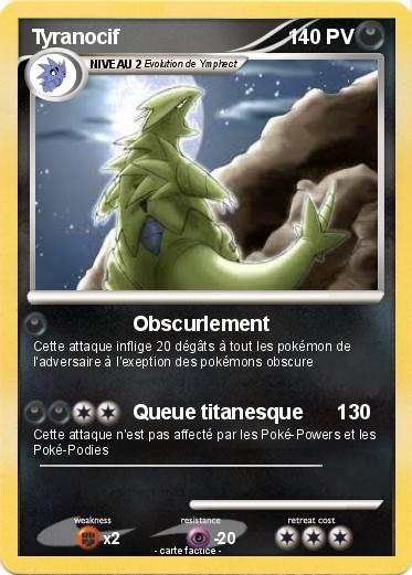Pokemon Tyranocif