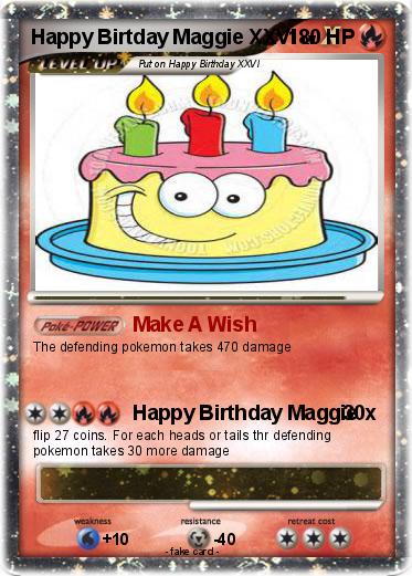 Pokemon Happy Birtday Maggie XXVI