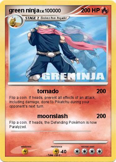 Pokemon green ninja